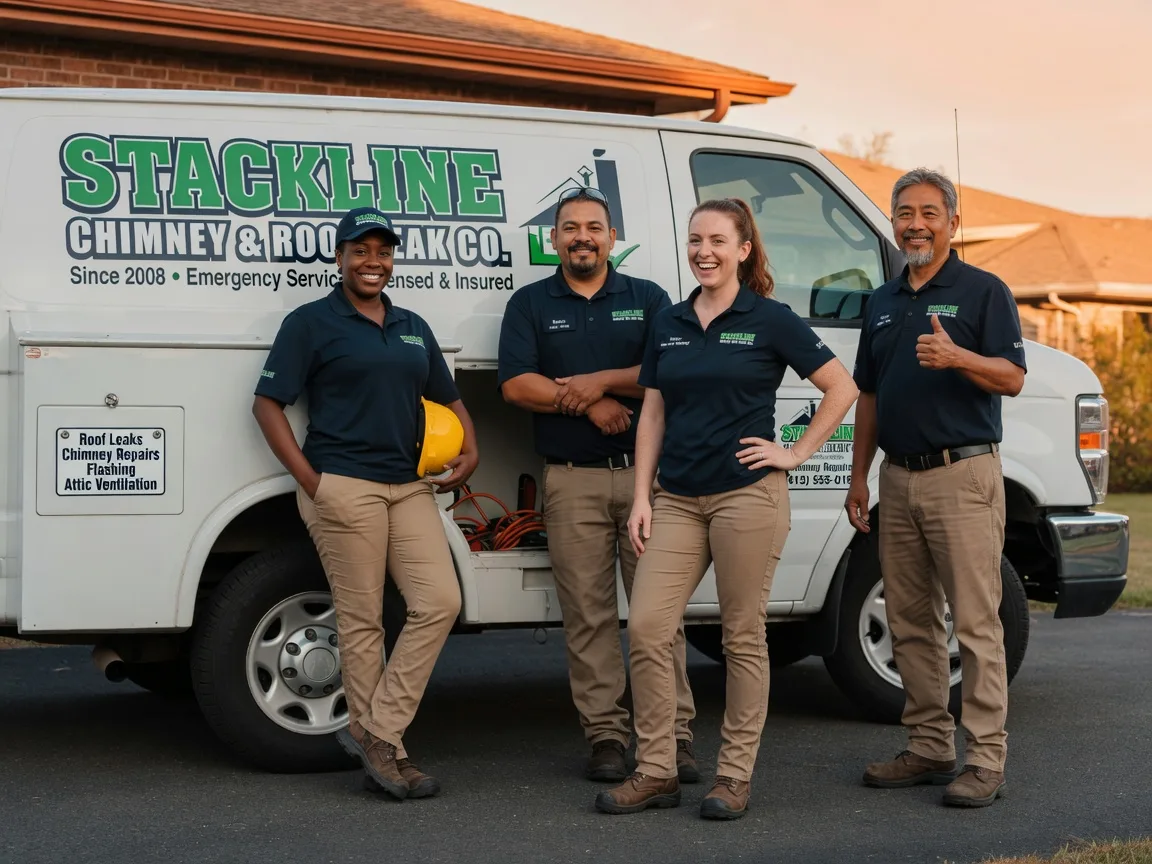 Chimney flashing repair company in Montalba, TX